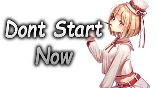❖ Nightcore ❖ ⟿ Don't Start Now (Lyrics) | Dua Lipa