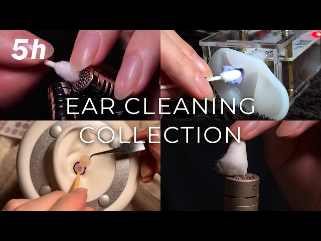 ASMR Addictive Ear Cleaning Collection  | 5 Hours for Sleep (No Talking)