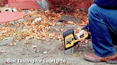 Testing soil for lead with DELTA Handheld XRF Analyzer