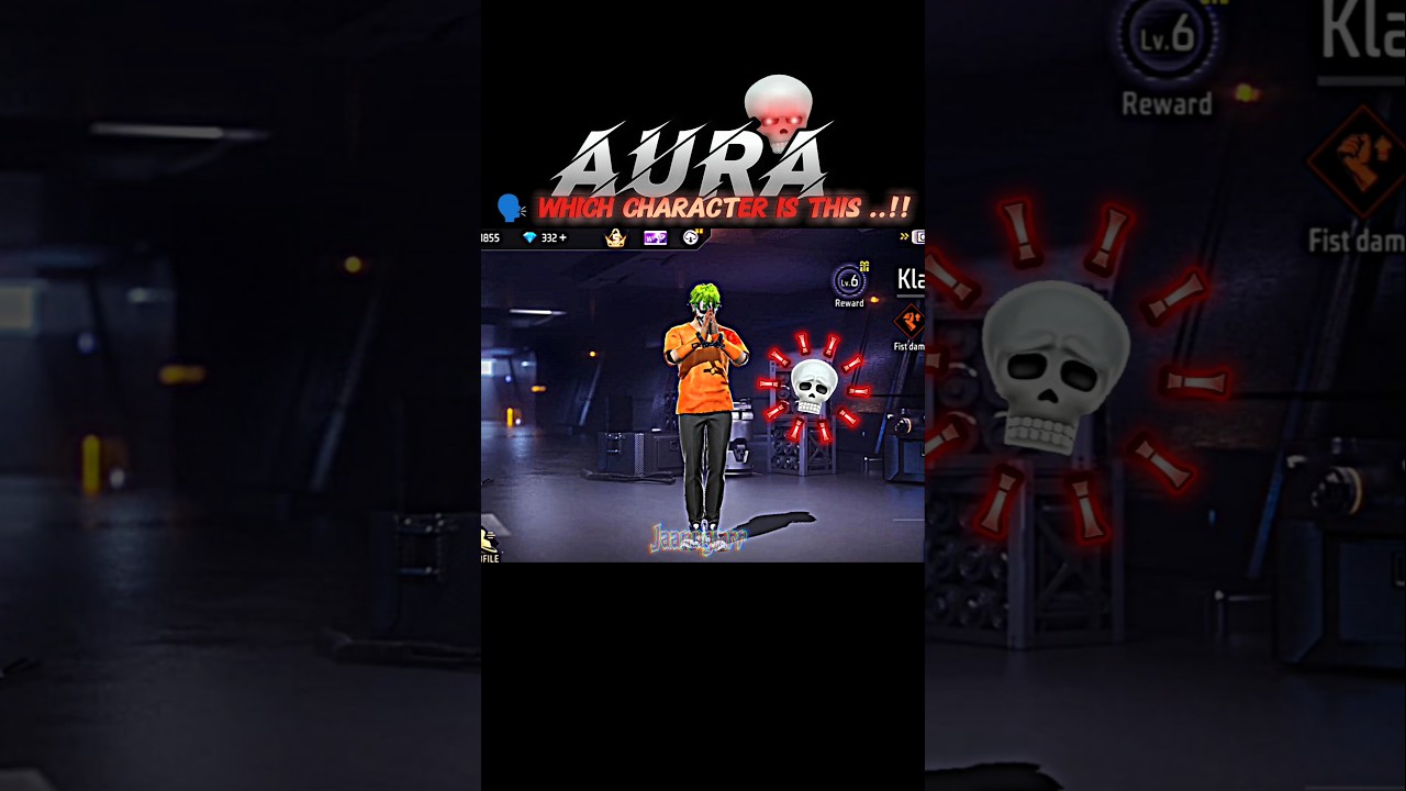 which 🤔 character is this . Aura In Free Fire 🔥 