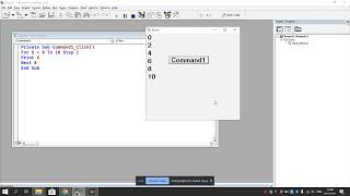 #VB6 Loops & ScrollBar & RGB Color