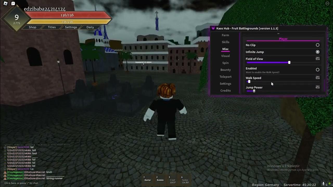 [BESTTT] FRUİT BATTLEGROUNDS SCRİPT (İNFİNİTE GEM,GODMODE,AUTOFARM,AND