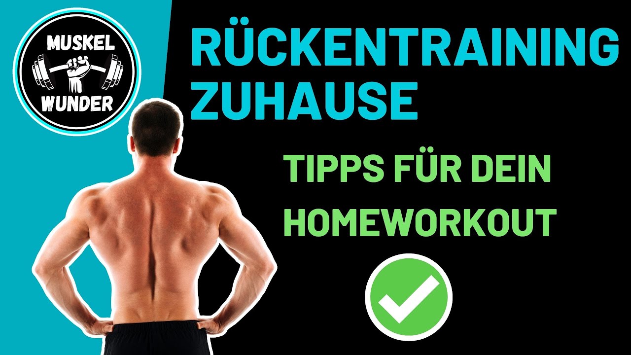 Rückentraining zuhause | Übungen ohne Geräte | Nie wieder ...