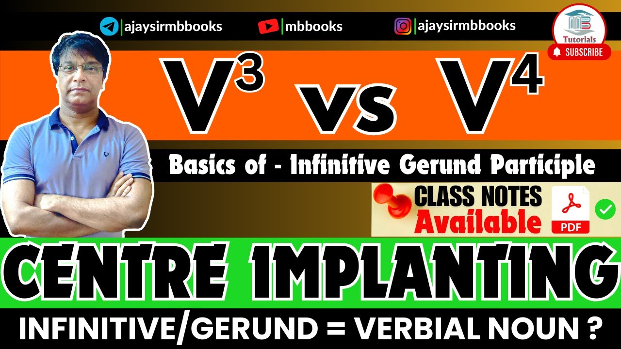 V3 Vs V4 | Infinitive vs Participle Vs Gerund | Grammar | Vocabulary ...