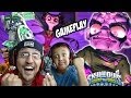 Team Doom Stone vs. Kaos & His Mom! Dad & Son Skylanders Swap Force Gameplay