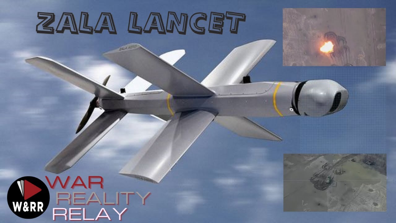 ZALA Lancet kamikaze drone directly hits an ukrainian armored vehicle YouTube