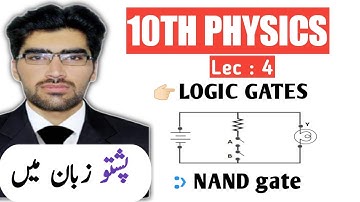 Class 10 Electronics lec-4|| NAND Gate in pashto|| By Sir #Bashir_Dawar