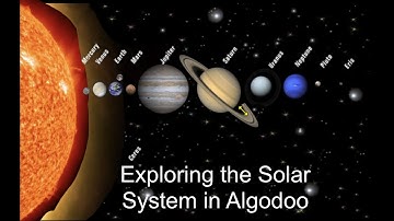 Exploring the Solar System in Algodoo