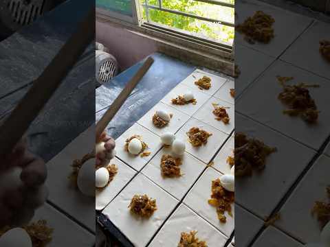 Egg Puff Making
