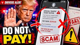 🚨 DRIVERS ALERT: If You Get This Traffic Ticket Text, DO NOT PAY