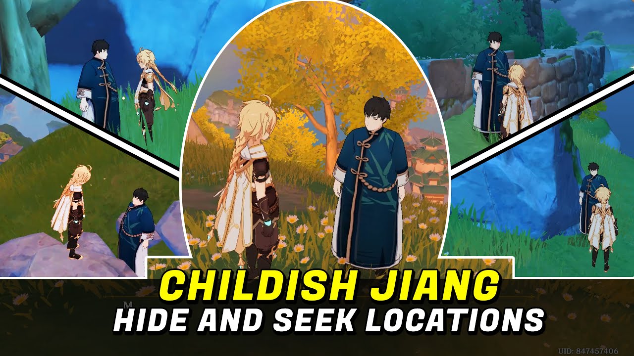 Find Childish Jiang | Hide and Seek Locations Genshin Impact || Side Quest  Guide - YouTube