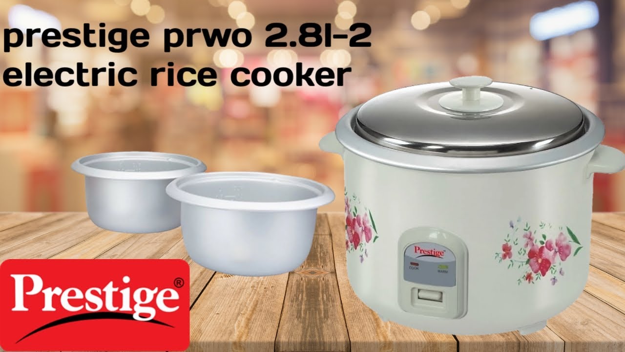 prestige electric rice cooker with steamer