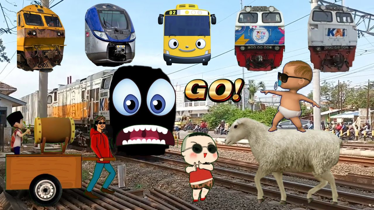 WADIDAW KERETA API !!! Tebak Gambar Kereta Api Lucu Gerbong Peti Kemas
