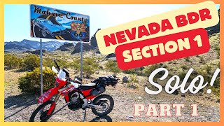 Nevada BDR Solo Section 1: Part 1 on a Honda CRF450RL