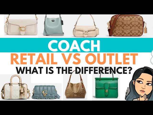 Coach Retail vs Outlet.. What's the difference? 