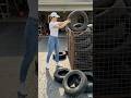 Turning Old Tires Into a Beautiful Vertical Flower Wall | DIY Garden Makeover