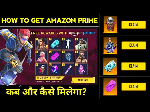 HOW TO COMPLETE AMAZON PRIME EVENT IN FREE FIRE NEW EVENT FREE FIRE FREE REWARDS WITH AMAZON PRIME