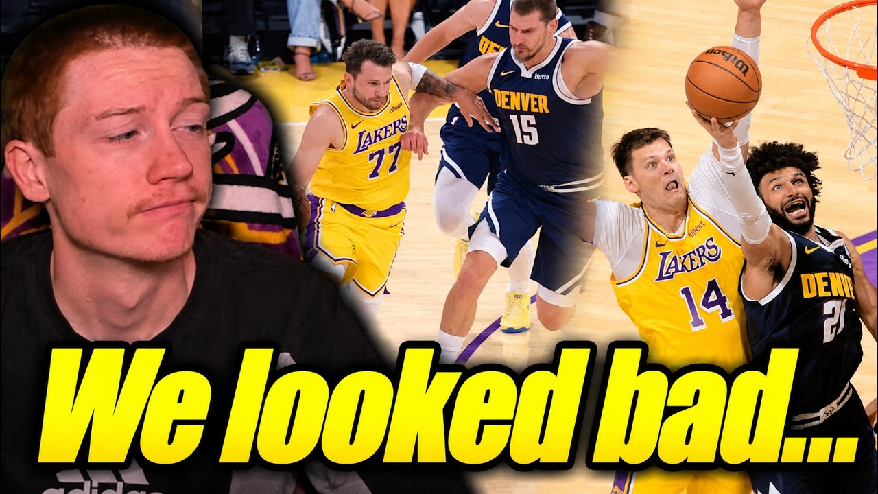 Lakers have problems... | Reacting to Lakers vs Nuggets Preseason!