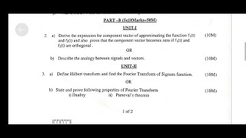jntuk r23 - 2nd btech 1st semester - Signals and systems - set2 ECE branch only