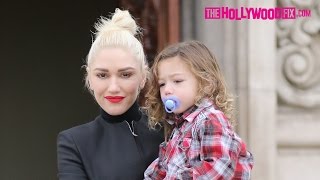 Gwen Stefani Takes Her Kids To Church Before Heading To Her Parents House For Lunch 1.15.17