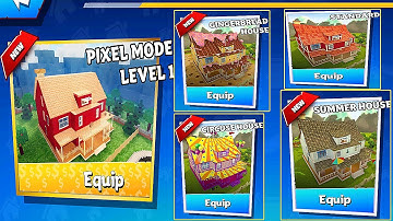 Dark Riddle Dark Riddle PIXEL MODE ( MOD All Skin ) Horror Gameplay ( Android/IOS ) Part 14