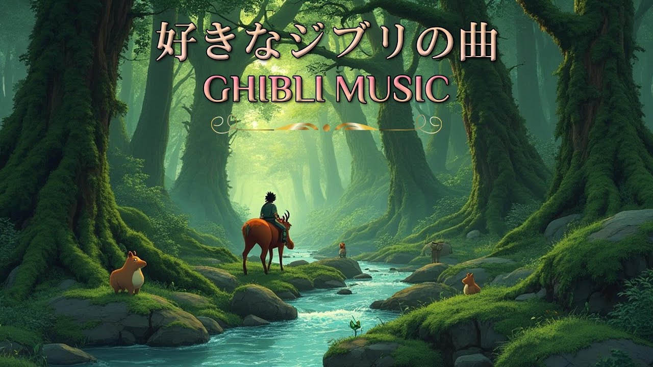 2時間のジブリ癒しリラックス 🌎 夏のジブリBGM ⛅ ジブリのスタジオミュージック - YouTube