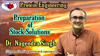 Preparation of Stock Solutions, Working Solutions & Dilutions for labs | Dr. Nagendra Singh | PENS#3