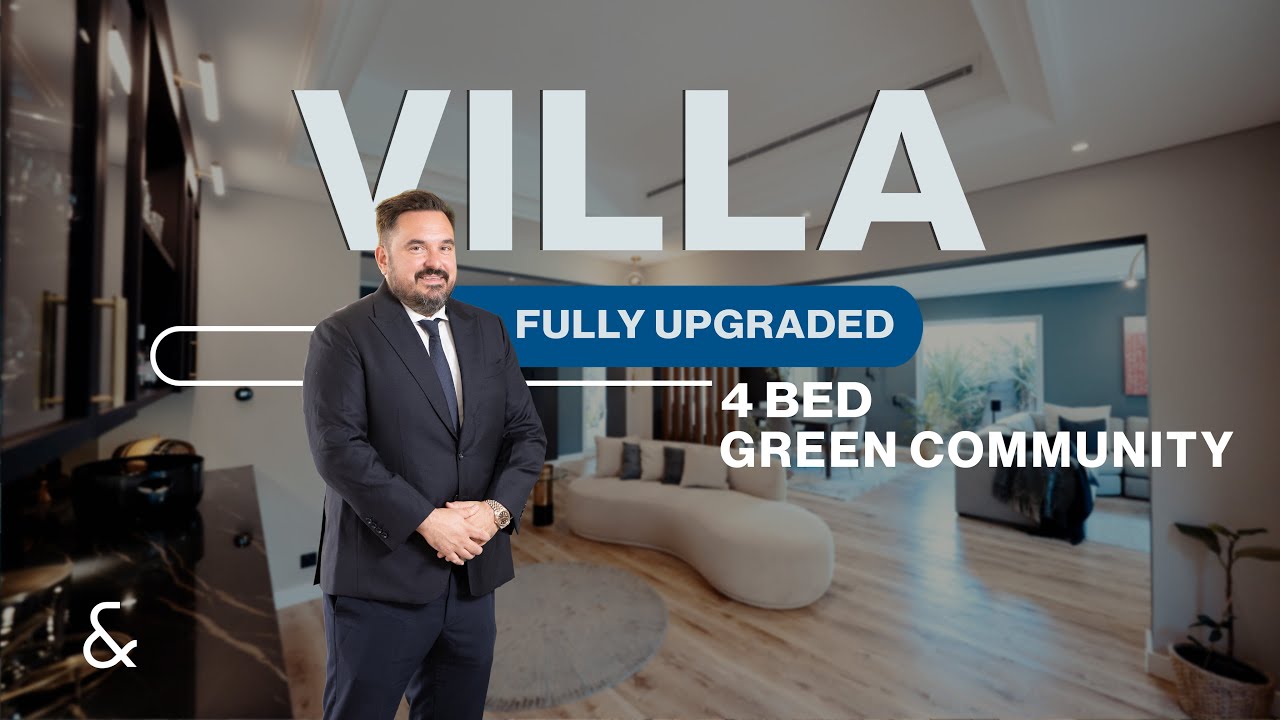 Продается вилла с четырьмя спальнями в районе Грин Комьюнити Вест, Грин Комьюнити.