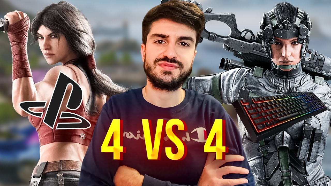 RAINBOW SIX SIEGE 🔫: ԸՆԿԵՐԱԿԱՆ ԽԱՂ 4 PC💻 ԽԱՂԱՑՈՂ  VS 4  ԿՈՆՍՈԼՈՎ 🎮 ԽԱՂԱՑՈՂԻ ԴԵՄ