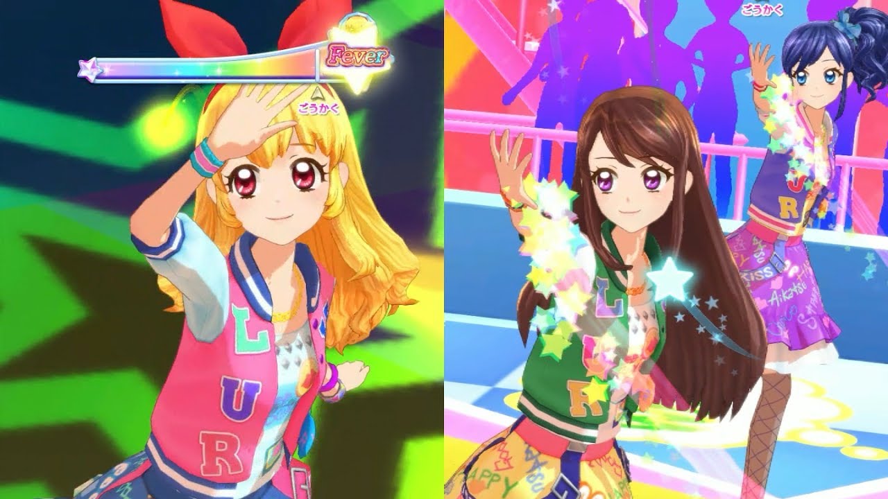 アイカツスターズ！】One Step ☆3_いちご・あおい・ラン - YouTube