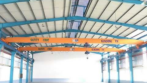LẮP ĐẶT CẦU TRỤC DẦM ĐƠN, INSTALATION OVERHEAD CRANE