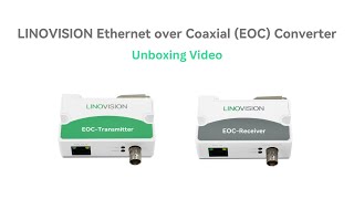 LINOVISION POE Over Coax EOC Converter Ethernet (IP) Over Coax (10 Pac