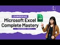 Microsoft Excel Complete Mastery – Class 1 | Excel User Interface Explained | LearnerSpace| Hinglish
