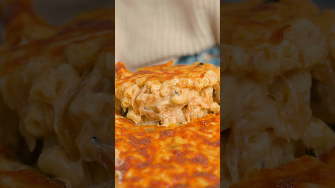 🍄‍🟫🧅Karamelize Soğan ve Mantarın Uçurduğu O Mac&Cheese Tarifi 🧀