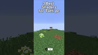 The 3 Best Shaders for Low End PC! #minecraft #gaming #memes #funny