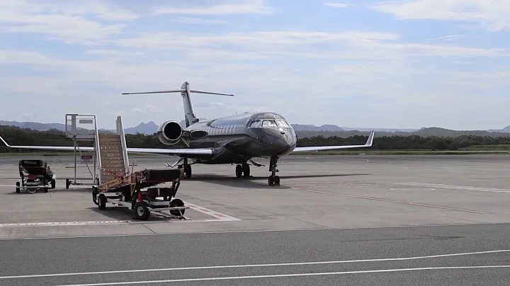 Bombardier Global 7500 GL7T N444WT On Tarmac OOL Gold Coast Airport #deanosaviation25 #bombardier 