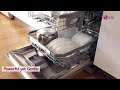 Video: LG QuadWash™ Steam Dishwasher 14 Place Settings EasyRack™ Plus Inverter Direct Drive ThinQ™ DFB325HS