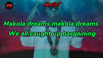 Omar Sterling - Makola Dreams ft. M.anifest (Lyrics Video)