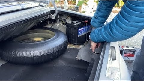 Battery replacement for 1990-1997 Mazda MX-5 Miata.