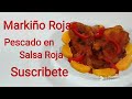 Pescado en Salsa Roja Pescado Estofado Gastronomía Peruana Peruvian Food @MarkinoRojas