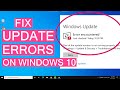 How To Fix All Windows 10 Update Errors | Fix Any Update Error