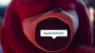 Knuckles Cant Keep Calm In Sonic 3 Knuckles Screaming