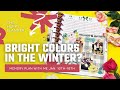 Using Bright Colors in the Winter || Memory Plan With Me || January 10th-16th