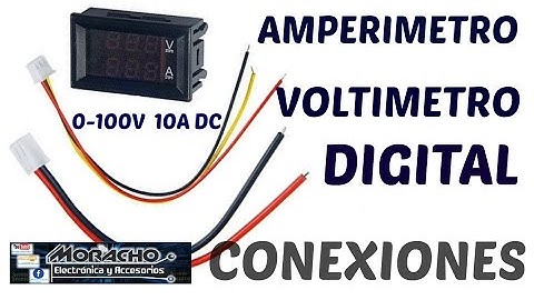 Como Conectar Correctamente Amperimetro-Voltimetro Digital