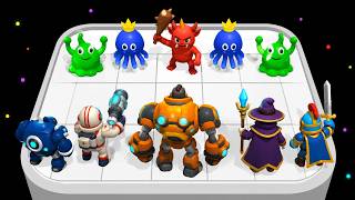 Merge Superhero vs Rainbow Friend Monster ⚔️ Epic 3D Defense Battle & Monster Attack! screenshot 5