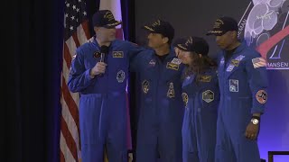 Artemis II crew returns to Houston after historic mission around the moon Artemis II crew returns to Houston after historic mission around the moon