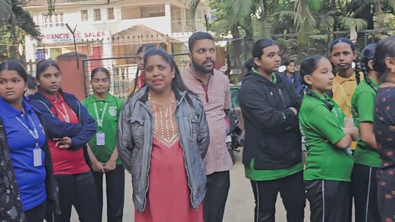 Inter-school Handball match- sfx school Siolim 