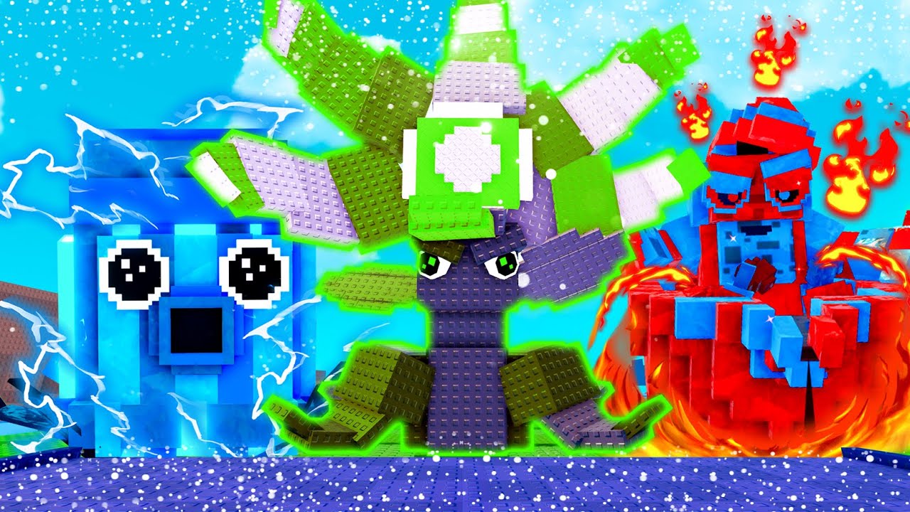 Я объединил НОВЫЕ РОЖДЕСТВЕНСКИЕ растения в Roblox! (Растения против гниющих мозгов)