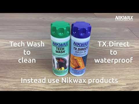 How to clean and waterproof your jacket with Nikwax Tech Wash & TX.Direct  Wash-In 