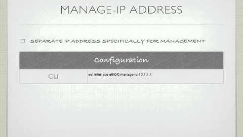 CJFV-03 - Juniper ScreenOS Initial Connectivity, Configuration & Verification